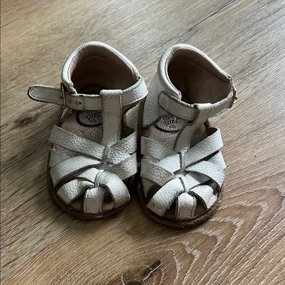 Little Love Bug White Sandals